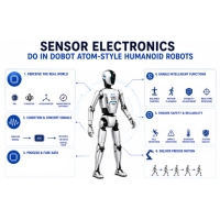 Sensorielektroniikka DOBOT Atom -tyyppisissä humanoidiroboteissa: IMU, ToF, voima ja kosketustunnistus